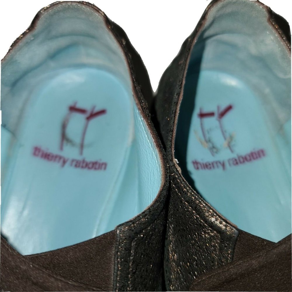 $480 Thierry Rabotin Lena Walking Shoes Black - Picture 7 of 9